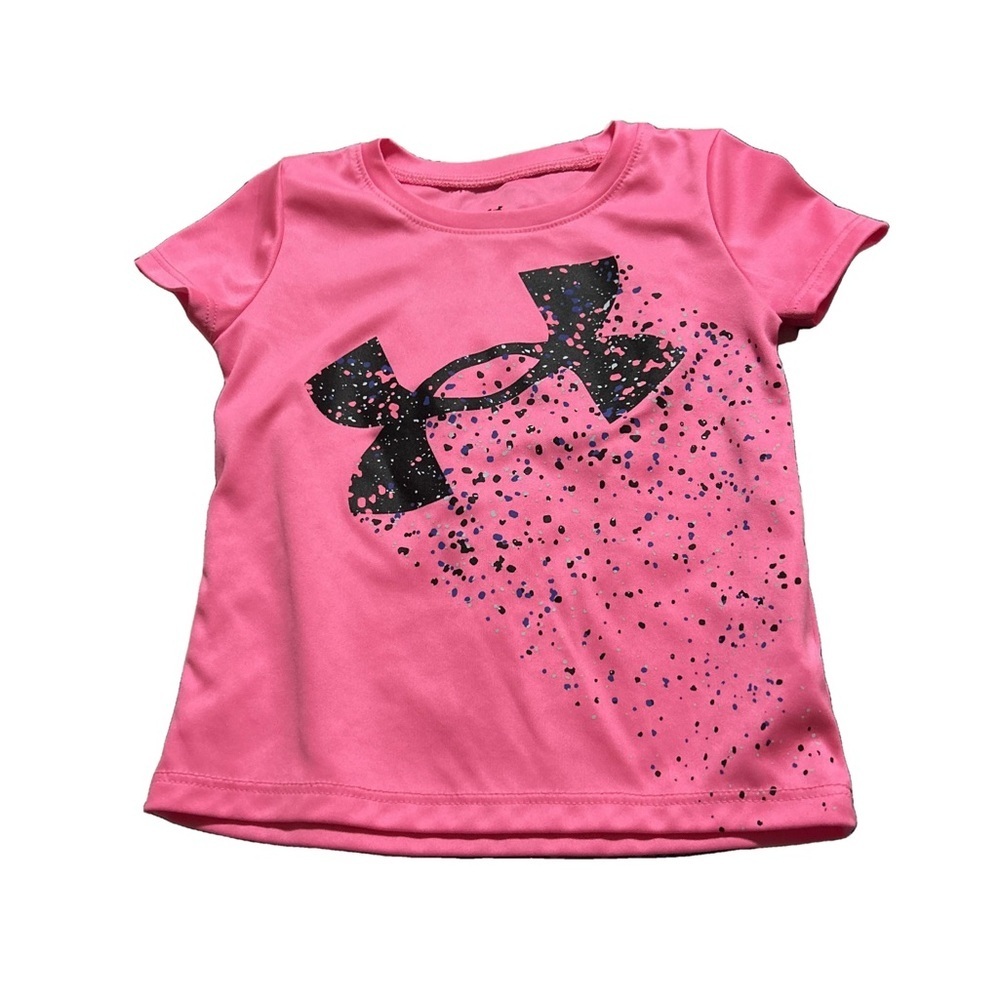Pink Under Armour T-Shirt Size 2T